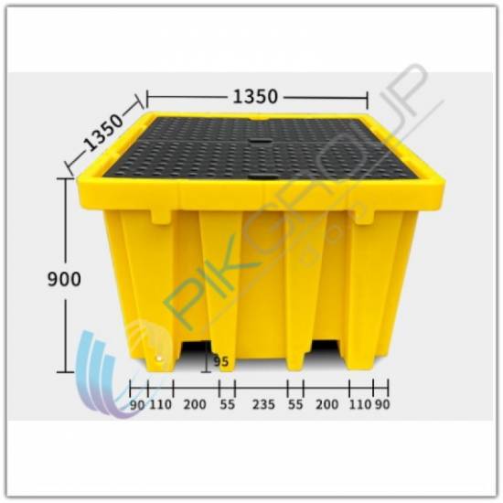 Žuta tankvana za IBC kontejner