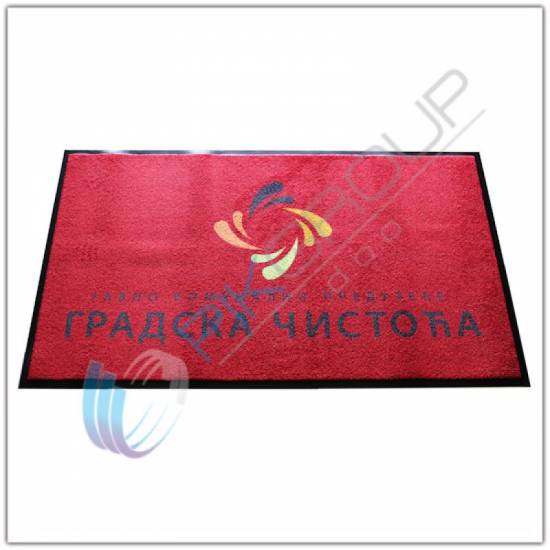 Štampa Gradska čistoća na Logo Standard otiraču Logo Standard otirač Gradska čistoća