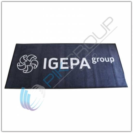 Igepa Group Logo Imperial otirač sa natpisom Igepa Group natpis na Logo Imperial otiraču