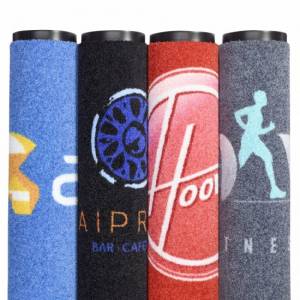 Asortiman gotovih premium urolanih otiraca sa natpisom i logom Notrax Logo Imperial