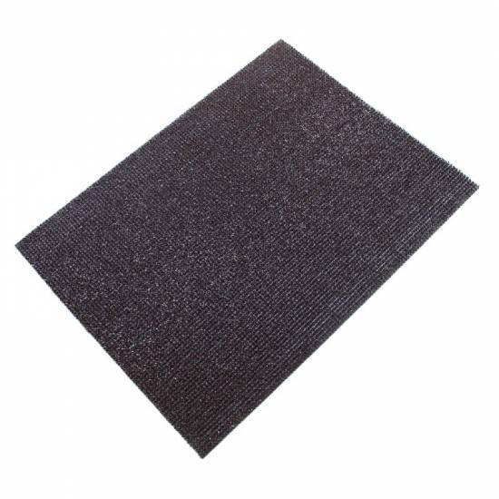 Polietilenski otirac AstroTurf 90x120 cm u braon boji prikaz odozgo