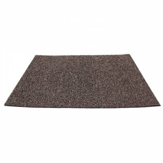 Spoljasnji PVC spageti otirac Citi 10mm na akciji u braon boji i dimenziji 90x120 cm