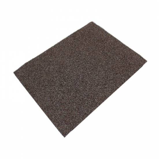 Neoiviceni omcasti otirac Citi 10mm od restlova u braon boji i dimenzije 90x120 cm