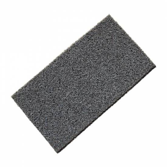 Neoiviceni mrezasti otirac Citi 14mm od restlova siva boja dimenzije 35x60 cm