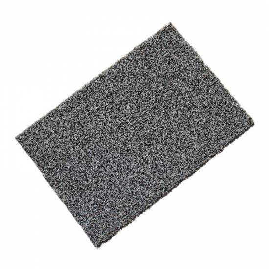 Neoiviceni mrezasti otirac Citi 14mm od restlova siva boja dimenzije 40x60 cm