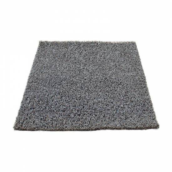 Spoljasnji PVC spageti otirac Citi 14mm u sivoj boji bez poledjine na akciji u dimenziji 50x50 cm