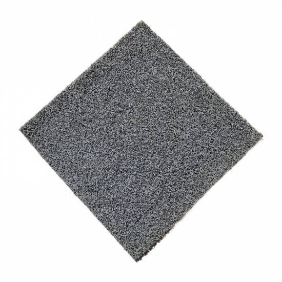 Neoiviceni mrezasti otirac Citi 14mm od restlova siva boja dimenzije 50x50 cm