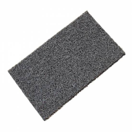 Neoiviceni mrezasti otirac Citi 16mm od restlova siva boja dimenzije 35x60 cm
