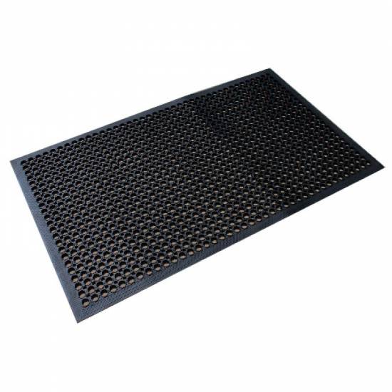 Gumeni sacasti otirac Sanitop 91x152 cm sa kosim oivicenjem prikaz odozgo