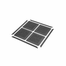 Prikaz muske i zenske gumene ivice dimenzija 6x100 cm za modularni otirac Master Flex 12mm