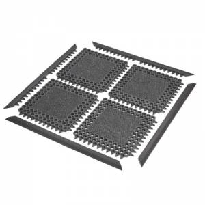 Krupni plan muske i zenske industrijske gumene ivice debljine 23mm za otirace Master Flex