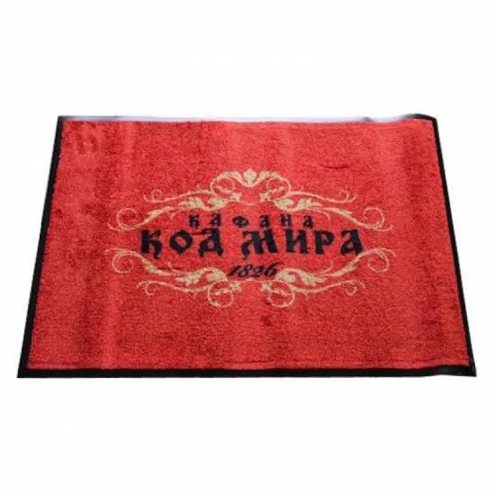 Ugostiteljski tekstilni otirac sa odstampanim natpisom Kafana Kod Mira