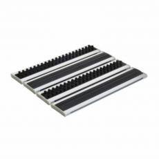 Ugradni aluminijumski otirac 12mm sa kombinovanom ispunom guma i cetka