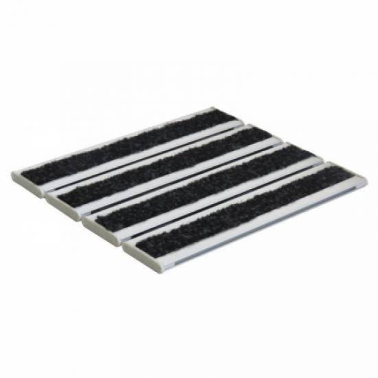 Ugradni aluminijumski otirac 12mm sa tekstilnom ispunom za upijanje vlage po meri