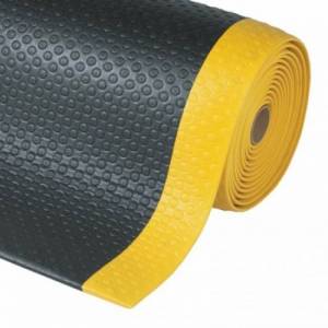 Kompletna industrijska rolna crno zute podloge protiv umora Dyna Shield Bubble Sof Tred