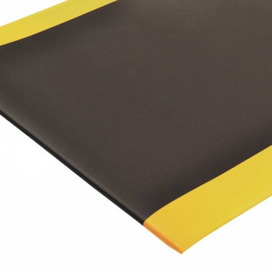 Gotov i spreman fabricki fiksni format crno zute vertikalno rebraste prostirke Gripper