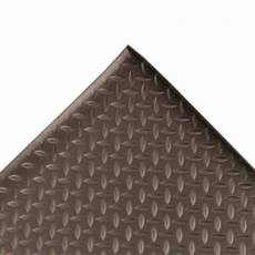 Kompletna industrijska rolna jednobojne crne podloge protiv umora Dyna Shield Diamond Sof Tred