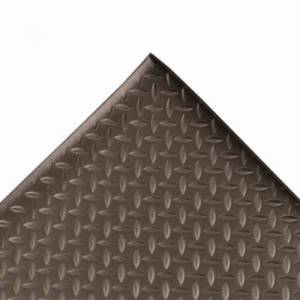 Kompletna industrijska rolna jednobojne crne podloge protiv umora Dyna Shield Diamond Sof Tred