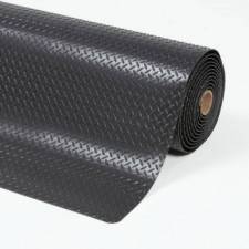 Kompletna industrijska rolna heavy duty podloge protiv umora Cushion Trax u jednobojnoj crnoj boji