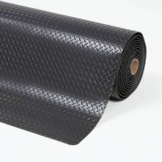 Kompletna industrijska rolna heavy duty podloge protiv umora Cushion Trax u jednobojnoj crnoj boji