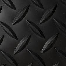 Kompletna industrijska rolna heavy duty podloge protiv umora Cushion Trax u jednobojnoj crnoj boji