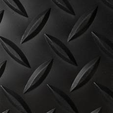 Kompletna industrijska rolna heavy duty podloge protiv umora Cushion Trax u jednobojnoj crnoj boji