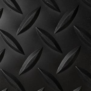 Kompletna industrijska rolna heavy duty podloge protiv umora Cushion Trax u jednobojnoj crnoj boji