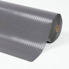 Kompletna industrijska rolna heavy duty podloge protiv umora Cushion Trax u sivoj boji