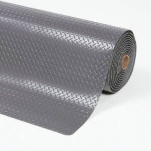 Kompletna industrijska rolna heavy duty podloge protiv umora Cushion Trax u sivoj boji