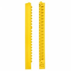 Komplet zutih muskih i zenskih bezbednosnih ivica dimenzija 5x91 cm za podlogu Serija M
