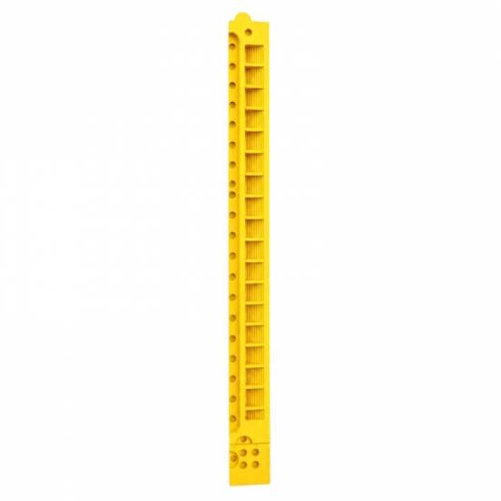 Zuta bezbednosna ivica sa zenskim puzzle konektorom pod kosim nagibom debljine 17mm