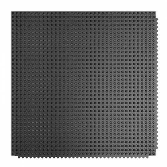 Direktan pogled odozgo na geometrijsku strukturu mehuraste gume dimenzija 91x91 cm