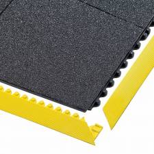 Premium antiklizna gumena puzzle ploca Cushion Ease Solid Grip-Step sa montiranim ivicama