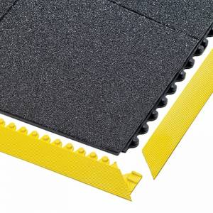 Premium antiklizna gumena puzzle ploca Cushion Ease Solid Grip-Step sa montiranim ivicama