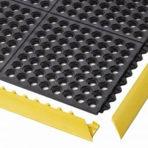 Mrezasta gumena puzzle ploca Cushion Ease debljine 19mm sa montiranim bezbednosnim ivicama