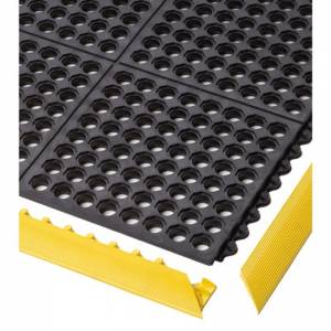 Vatrootporna drenazna gumena puzzle ploca Cushion Ease Bfl-S1 sa zutim bezbednosnim ivicama