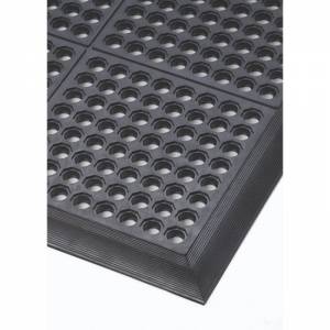 Vatrootporna drenazna gumena puzzle ploca Cushion Ease Bfl-S1 sa zutim bezbednosnim ivicama