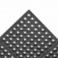 Premium antiklizna drenazna gumena puzzle ploca Cushion Ease Grip Step sa montiranim ivicama