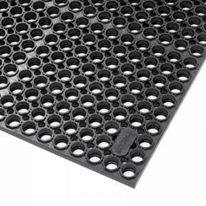 Modularna drenazno ergonomska gumena podloga Sanitop Delux debljine 20mm sa prikazom ugla