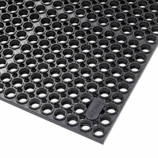 Modularna drenazno ergonomska gumena podloga Sanitop Delux debljine 20mm sa prikazom ugla