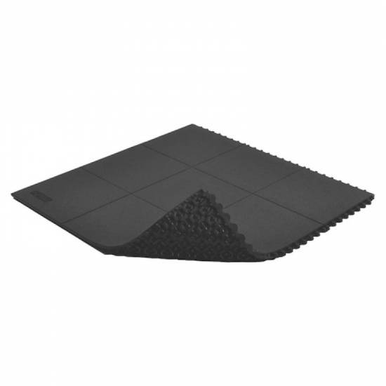 Donja strana i poleđina podloge Cushion Ease Solid ESD sa vidljivim perforacijama na svakih 30 cm za krojenje