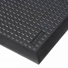 Detalj ugla sa zvaničnom fabričkom oznakom modela antistatičke podloge Skystep ESD