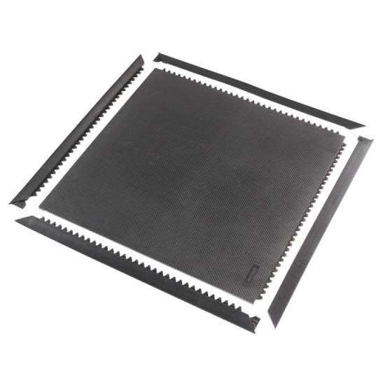 Prikaz cele modularne jedinice Slabmat dimenzija 91x91cm sa odvojenim crnim pristupnim rampama