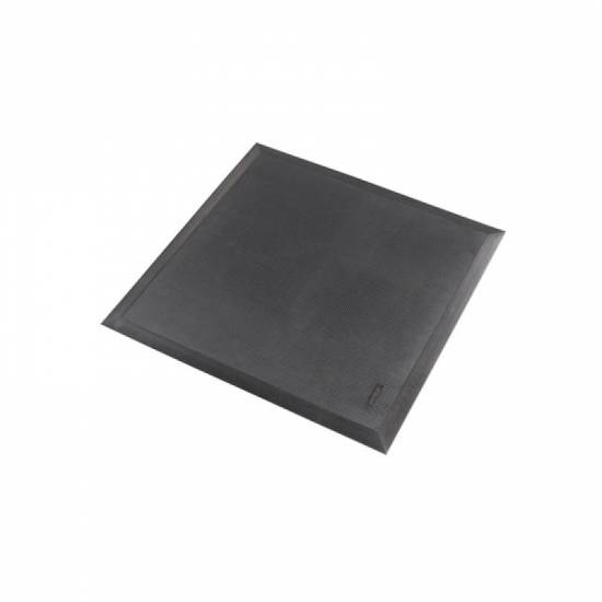 Modularni gumeni modul Slabmat 91x91cm sa kompletno montiranim crnim bezbednosnim ivicama