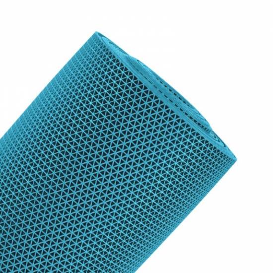 Drugi detaljni prikaz iz ugla vinilne tirkizne podloge Lite Economic sa vidljivom mrežastom strukturom