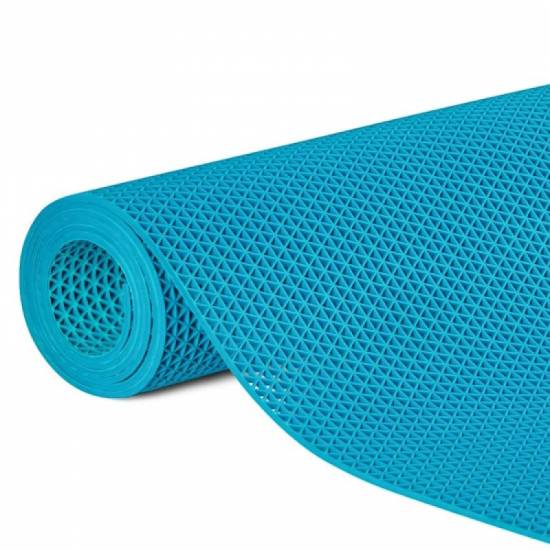 Prvi prikaz iz ugla fabričke rolne tirkizne drenažne podloge Lite Economic debljine 5mm