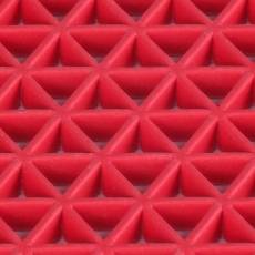 Prvi prikaz iz ugla fabričke rolne crvene drenažne podloge Lite Economic debljine 5mm