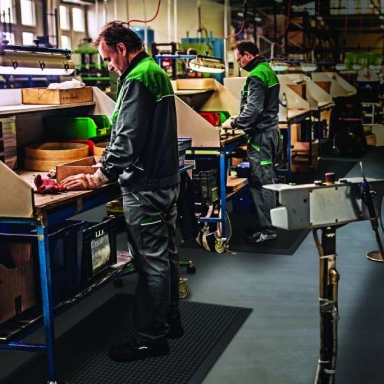 Industrijska podloga Skystep u radionici