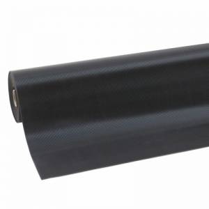 Gumena podloga dizajn sitne linije, debljina 3mm, boja crna
