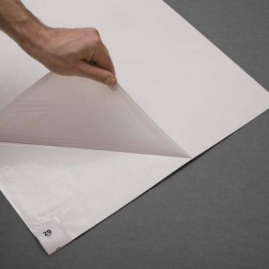 Antibakterijski otirači - lepljivi otirači za prostore sa visokim zahtevom higijene beli